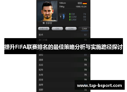 提升FIFA联赛排名的最佳策略分析与实施路径探讨 提升FIFA联赛排名的最佳策略分析与实施路径探讨