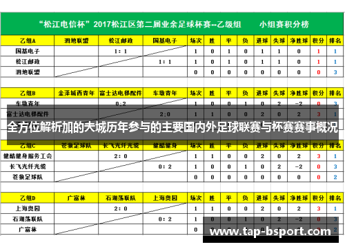 全方位解析加的夫城历年参与的主要国内外足球联赛与杯赛赛事概况 全方位解析加的夫城历年参与的主要国内外足球联赛与杯赛赛事概况